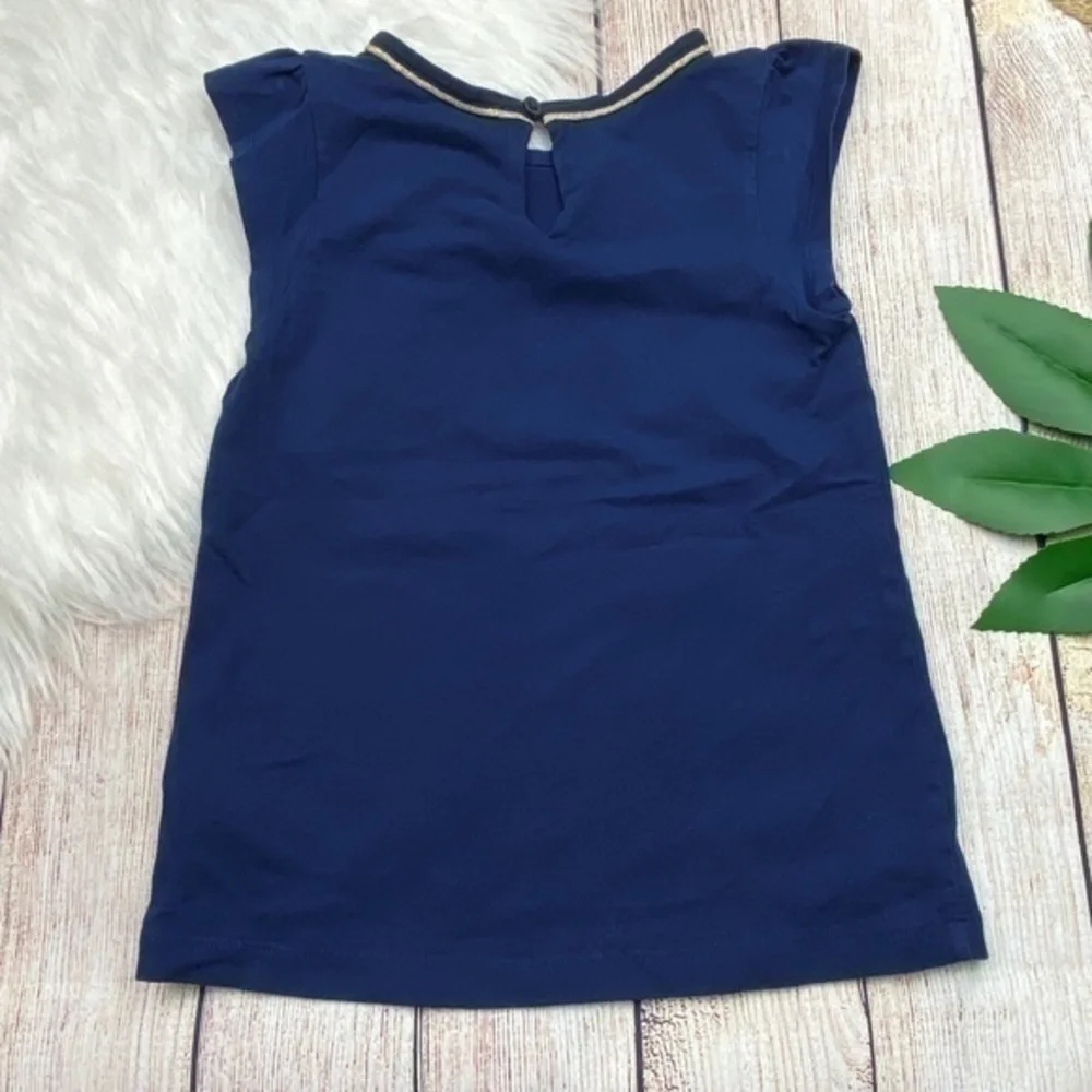 Carters Girls Cap Sleeve Top Size 5 Dark Blue